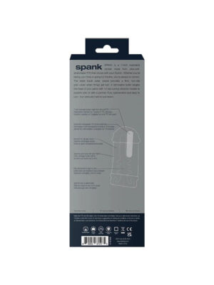 spank rechargeable ultra grip vibrating stroker clear spank rechargeable ultra grip vibrating stroker clear