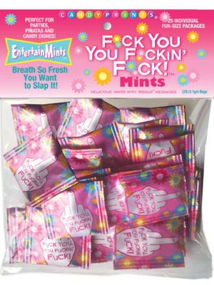 f*ck you you f*ckin' f*ck mints! 25 individual fun size packages f*ck you you f*ckin' f*ck mints! 25 individual fun size packages