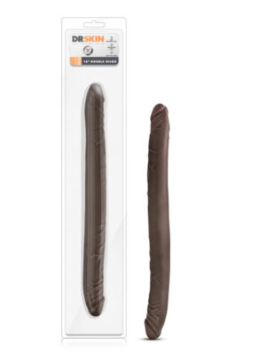 dr. skin 16 inch double dildo chocolate dr. skin 16 inch double dildo chocolate