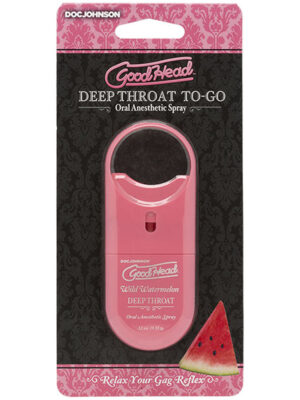 goodhead deep throat spray to go wild watermelon .33 oz.