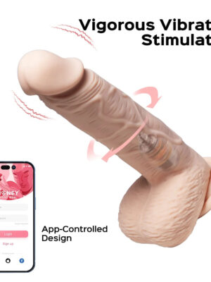 paxton app controlled 7.5" realistic thrusting penetrator dildo paxton app controlled 7.5" realistic thrusting penetrator dildo