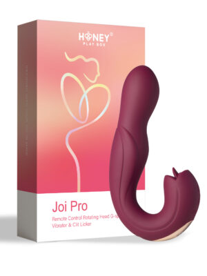 joi pro remote control g spot and clit stimulator maroon