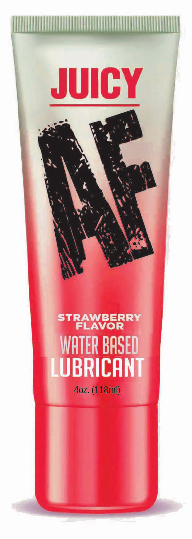 juicy af strawberry water based lubricant 4 oz