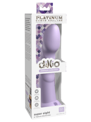 dillio platinum super eight 8 inch dildo purple