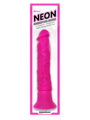 neon silicone wall banger pink