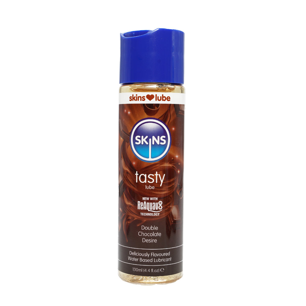skins double chocolate water based lubricant 4.4oz