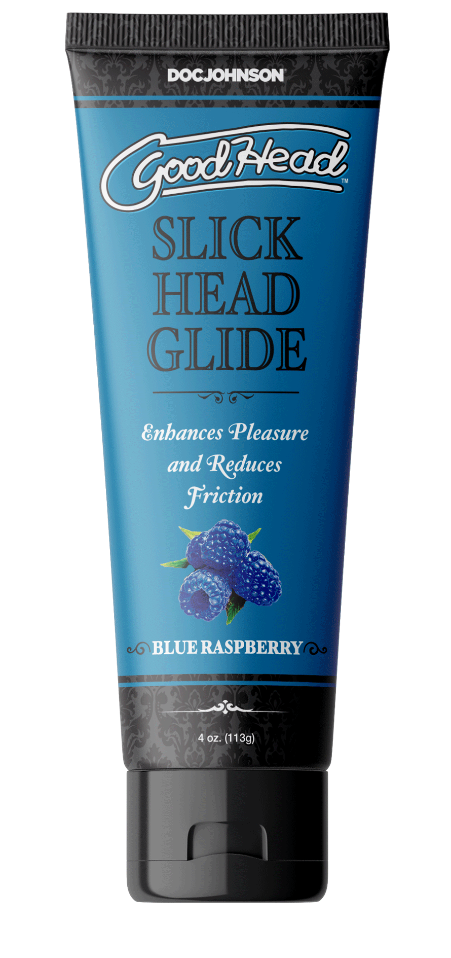 goodhead slick head glide blue raspberry 4 oz