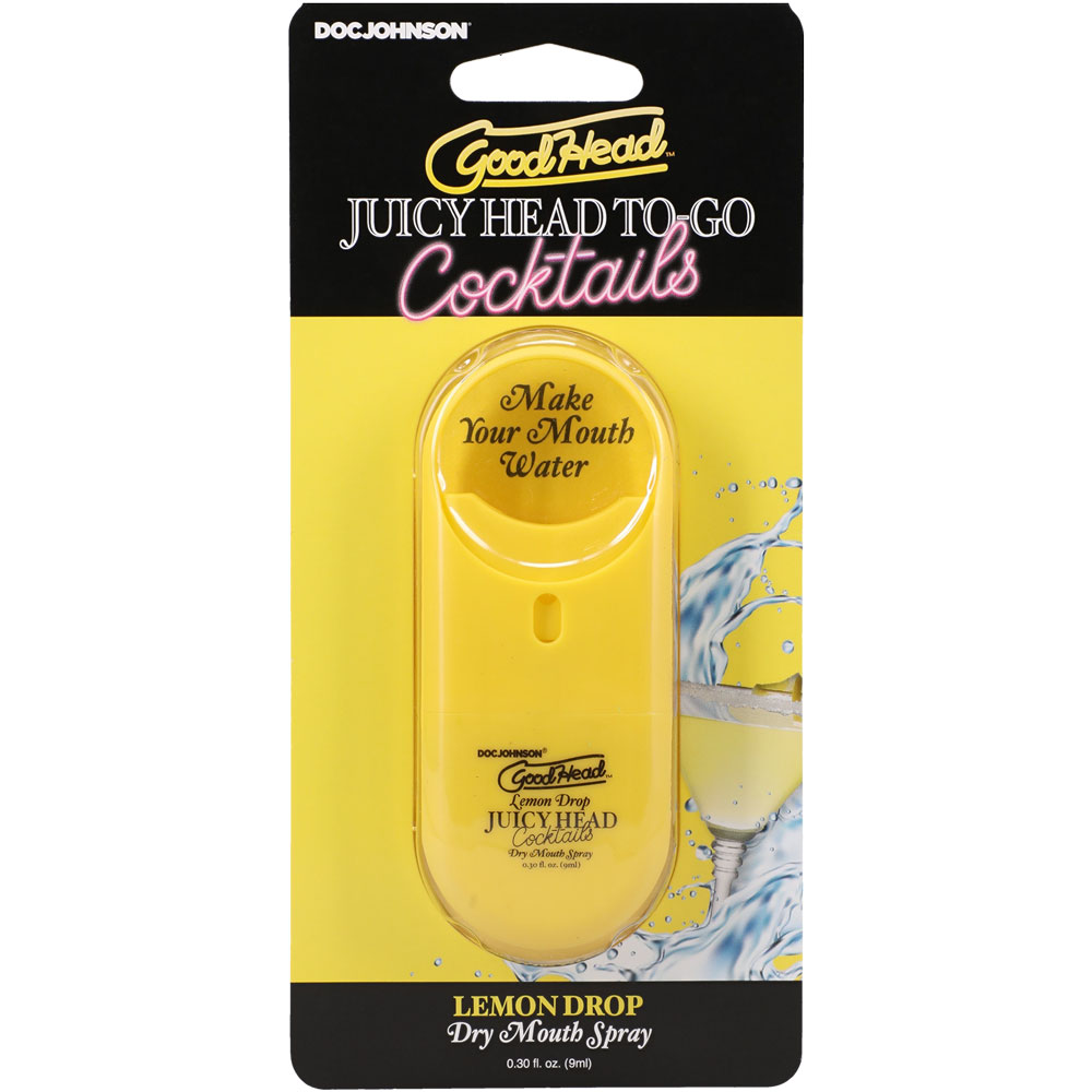 goodhead juicy head cocktails dry mouth spray to go lemon drop