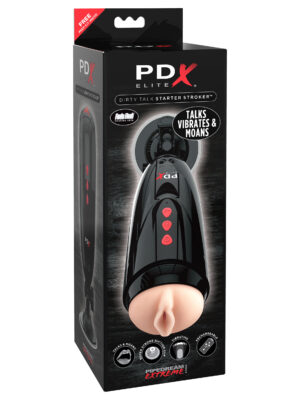 pdx elite dirty talk starter stroker