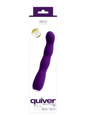 quiver plus rechargeable vibe purple