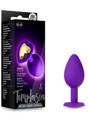 temptasia bling plug small purple temptasia bling plug small purple