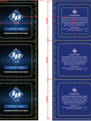 id extra thin condom jar 144 pieces