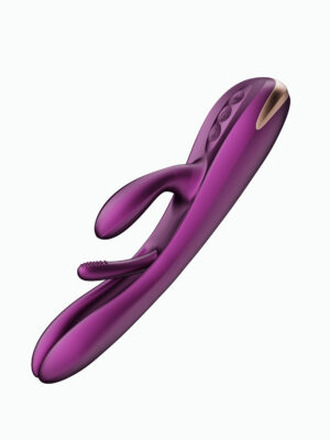 terri app controlled tapping rabbit vibrator purple