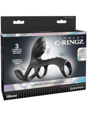 fantasy c ringz ultimate couples cage max black fantasy c ringz ultimate couples cage max black