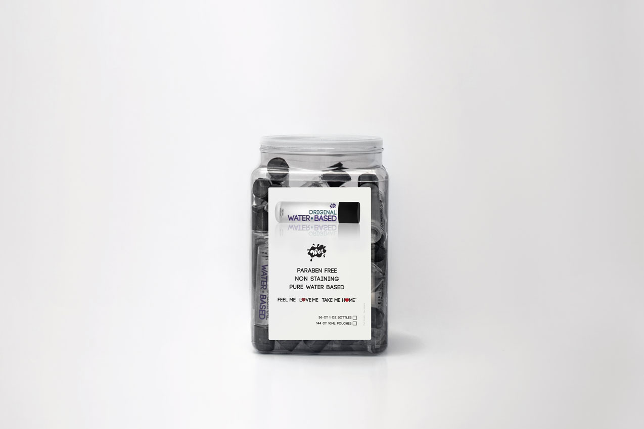 wet original water based 36 count bowl 1 fl. oz. bottles