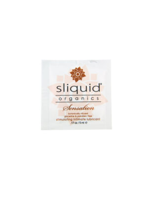 sliquid organics sensations pillow pack p.o.p .17 fl. oz. 60 count display