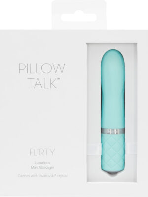 pillow talk flirty vibe with swarovski crystal teal