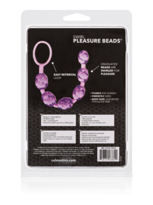 swirl pleasure beads purple
