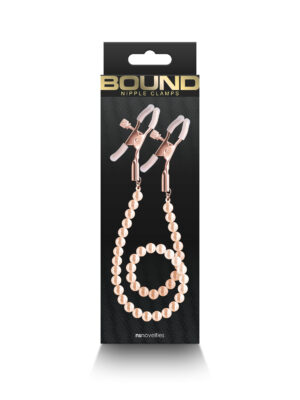 bound nipple clamps dc1 rose gold bound nipple clamps dc1 rose gold