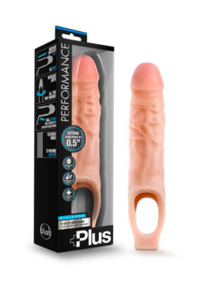 performance plus 9 inch silicone cock sheath penis extender vanilla performance plus 9 inch silicone cock sheath penis extender vanilla