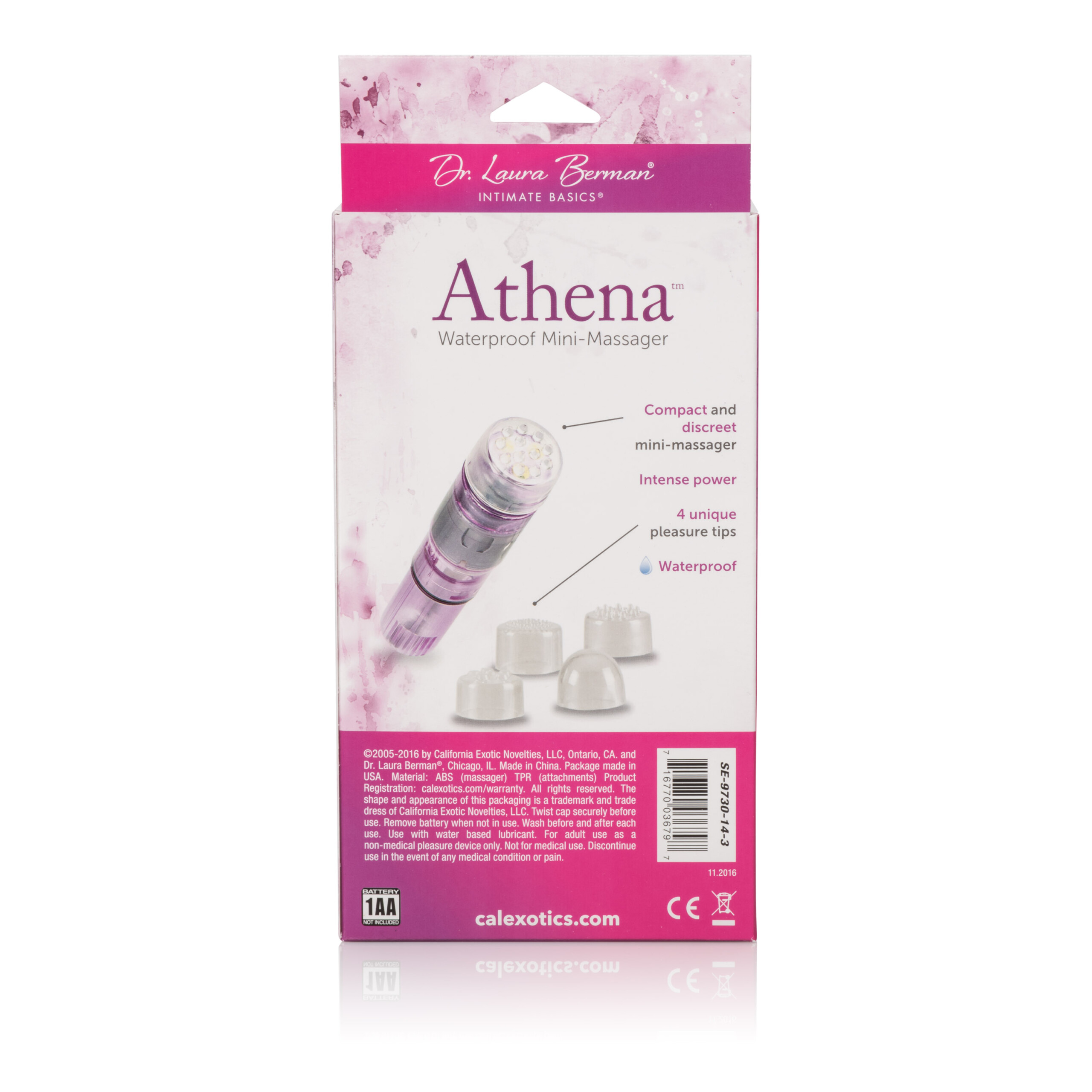 berman athena waterproof mini massager boxed berman athena waterproof mini massager boxed