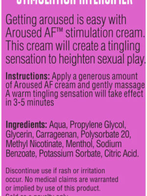 aroused af stimulation enhancer 1.5oz