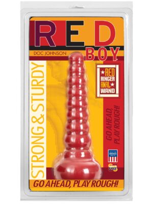 red boy red ringer anal wand red