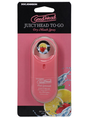 goodhead juicy head dry mouth spray to go .30 fl pink lemonade