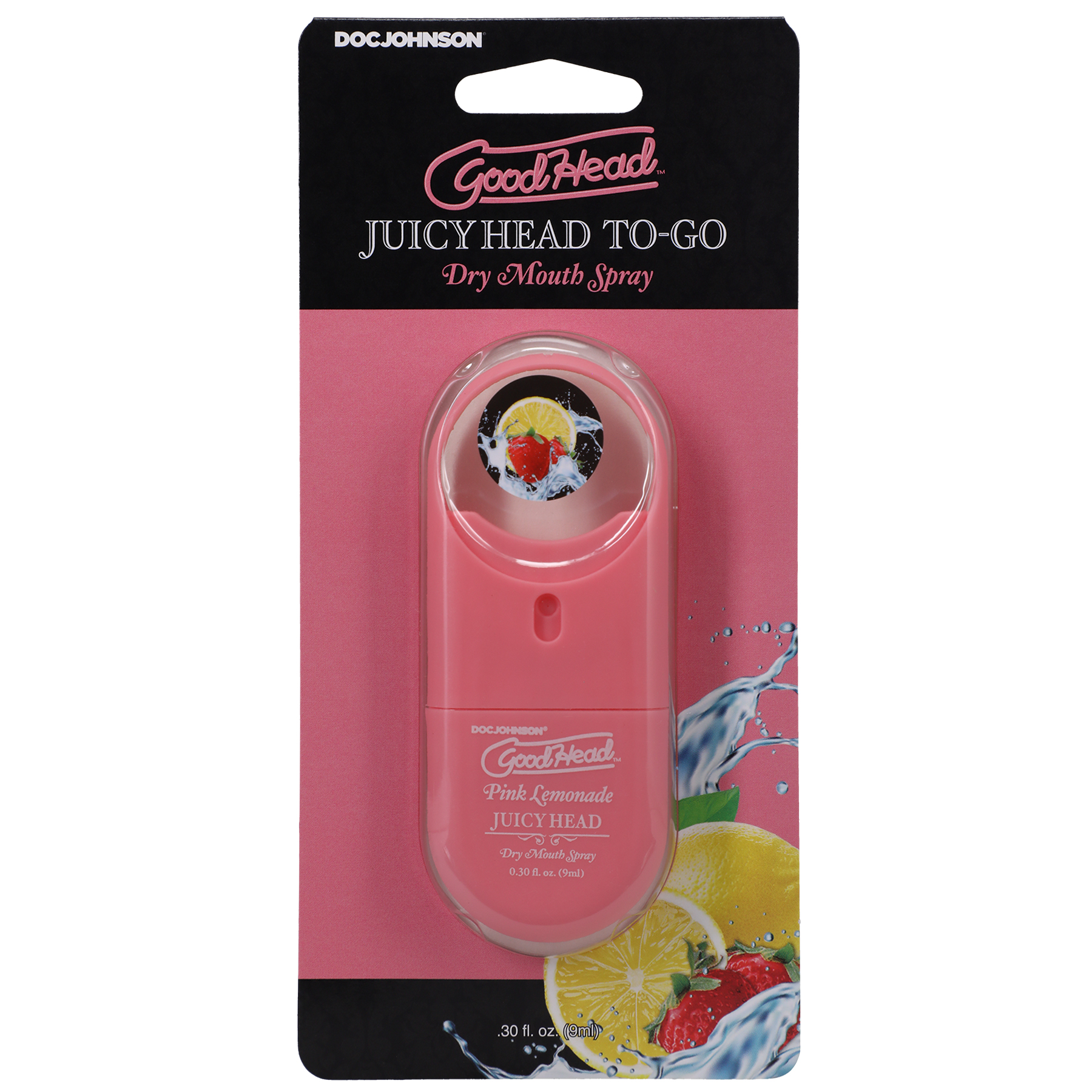 goodhead juicy head dry mouth spray to go .30 fl pink lemonade
