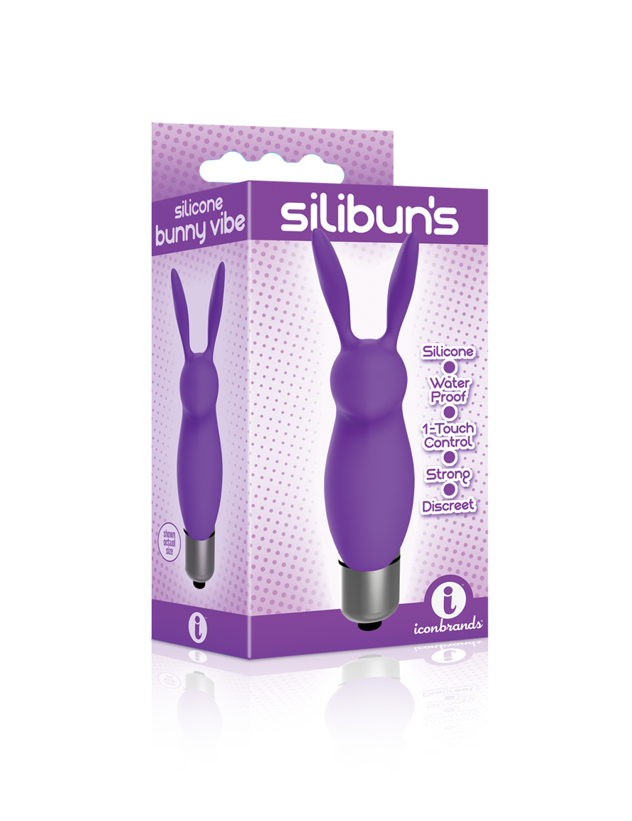 the 9's silibuns silicone bunny bullet purple