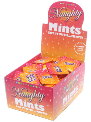 naughty mints display carton 100 3.1g bags naughty mints display carton 100 3.1g bags