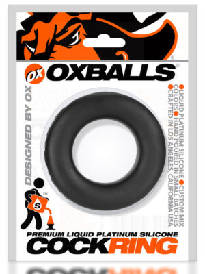 cock t comfort cockring by atomic jock silicone smoosh black