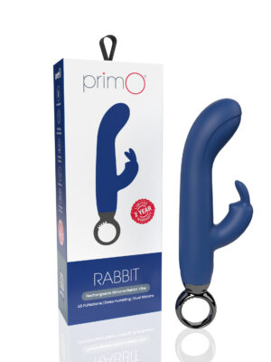 primo rabbit rechargeable vibrator blueberry