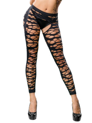 full design mesh crotchless leggings one size black full design mesh crotchless leggings one size black