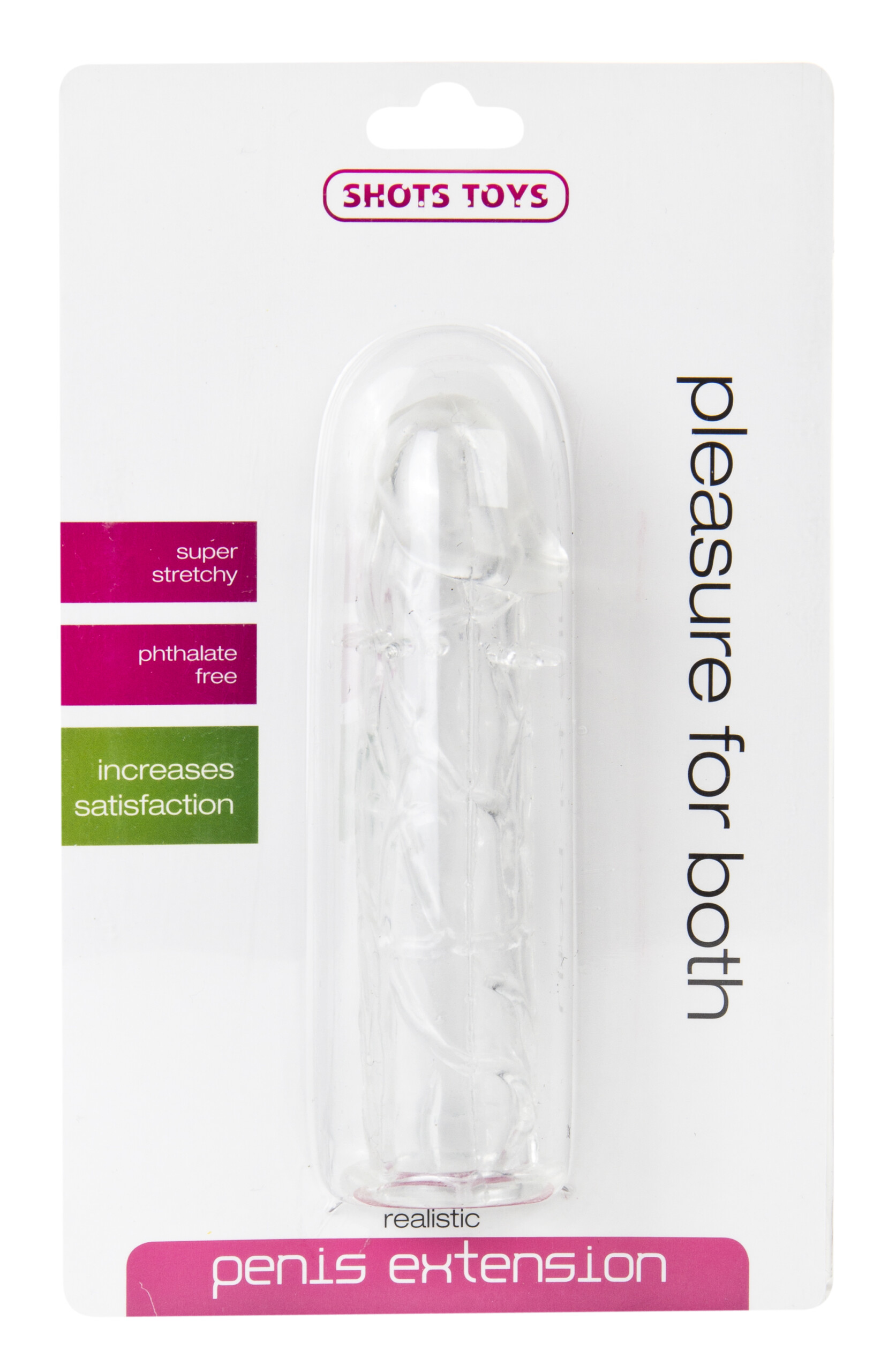 realistic penis extension transparent