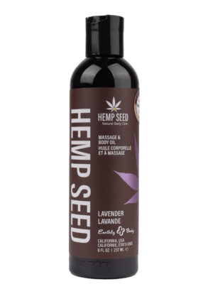 hemp seed massage and body oil lavender 8 fl. oz./ 237ml