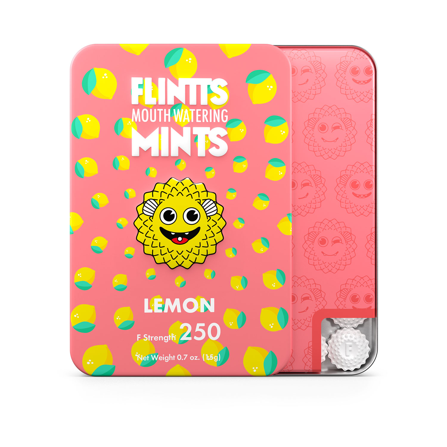 flintts mouth watering mints lemon f strength 250