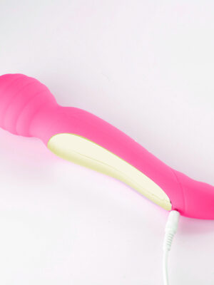 zoe twisty dual vibrating pleasure wand pink zoe twisty dual vibrating pleasure wand pink