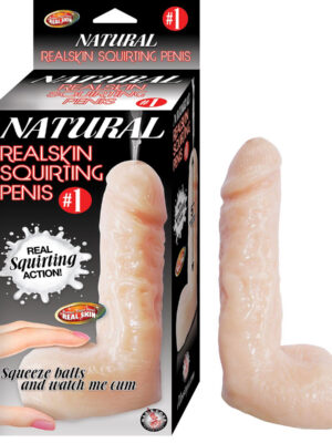 natural realskin squirting penis #1 flesh