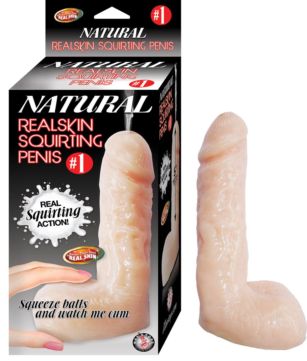 natural realskin squirting penis #1 flesh