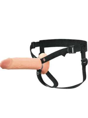 fantasy x tensions elite 8" silicone hollow strap dual density light fantasy x tensions elite 8" silicone hollow strap dual density light