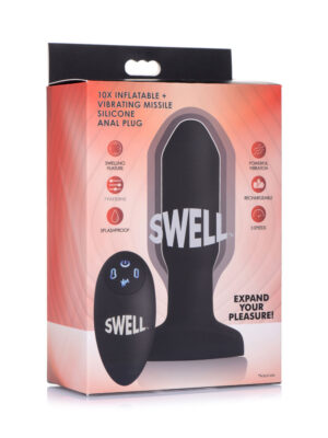 world's 1st remote control inflatable 10x missile anal plug
