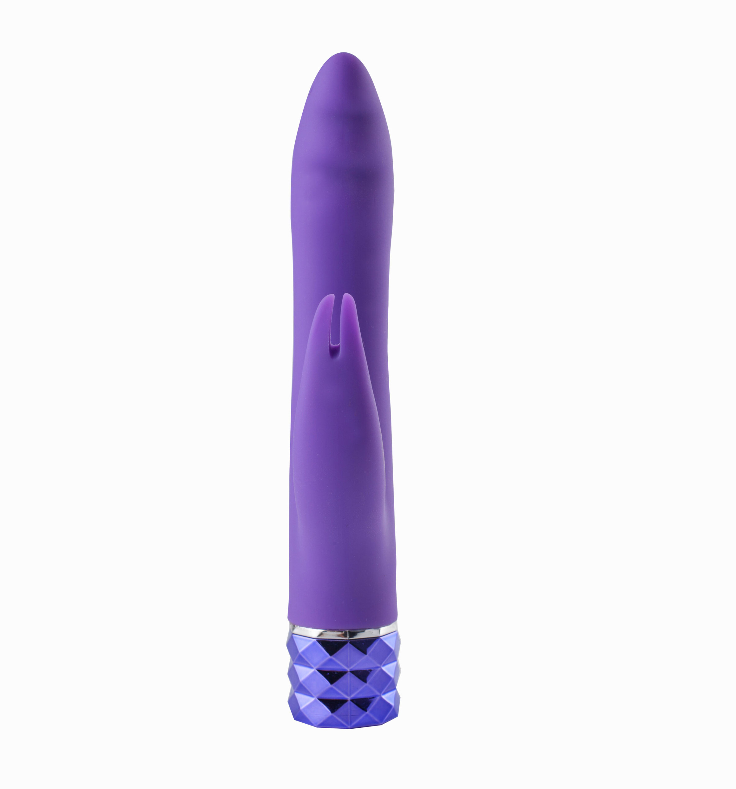 hailey 10 function vibrating rechargeable dual vibe purple