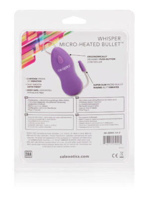 whisper micro heated bullet purple whisper micro heated bullet purple