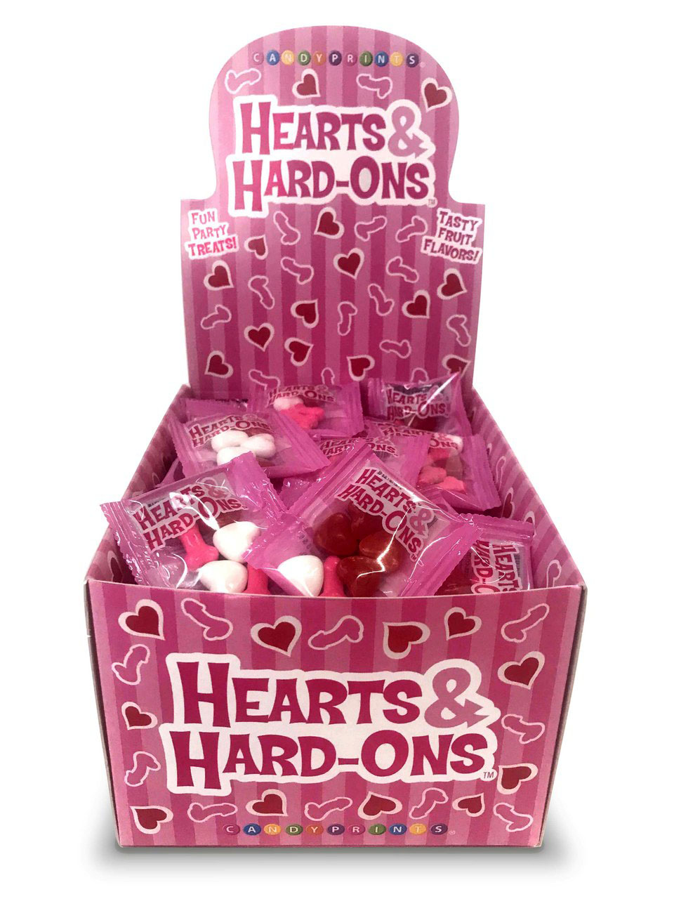 hearts and hard ons naughty confections display