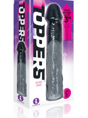 the 9's toppers black extender sleeve the 9's toppers black extender sleeve