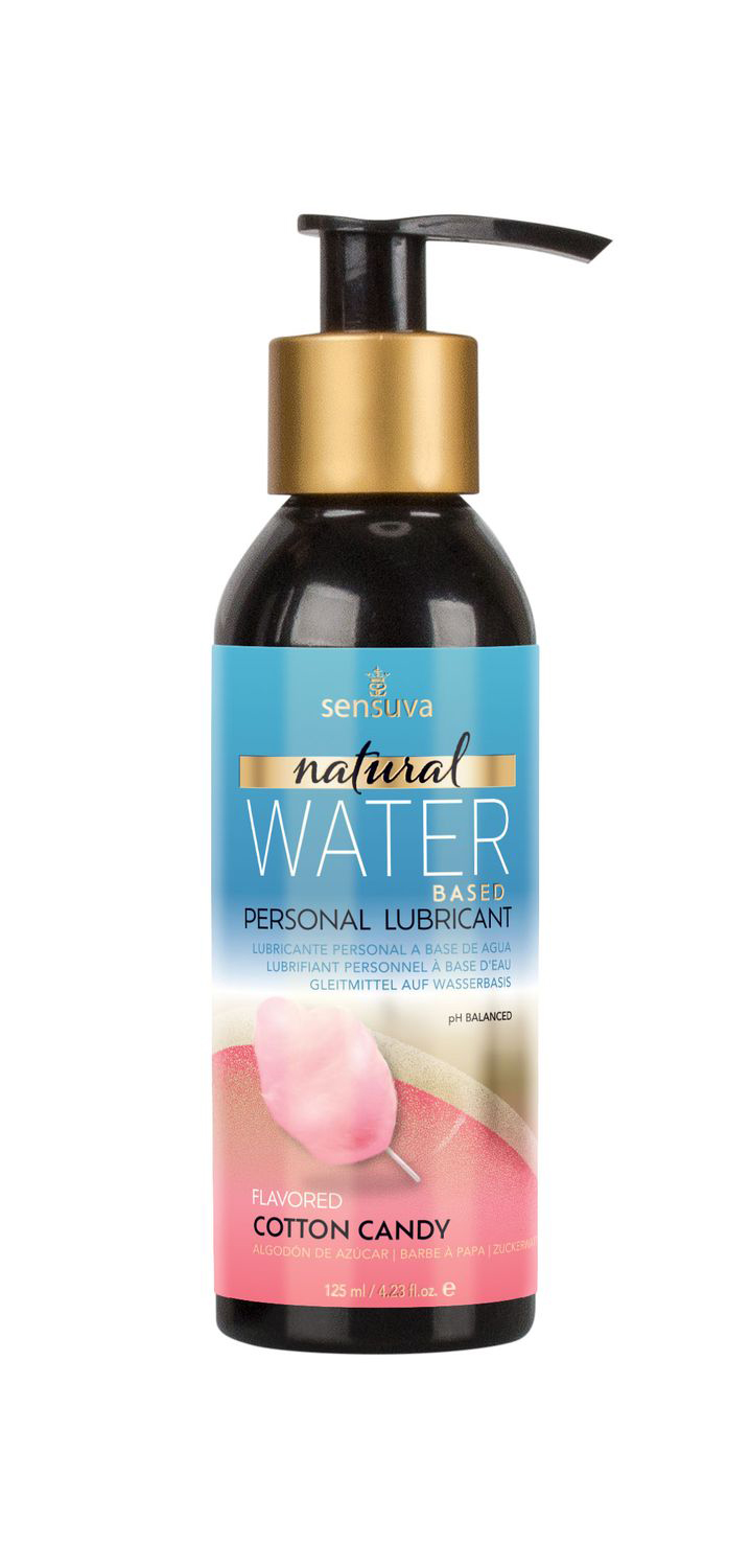 natural water based personal lubricant 4.23 fl. oz. cotton candy