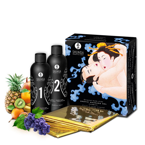 oriental body to body massage gel exotic fruits