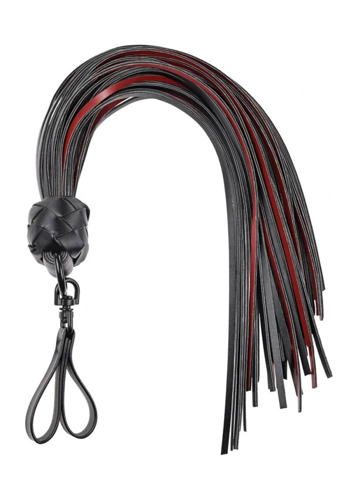 saffron finger flogger black/red