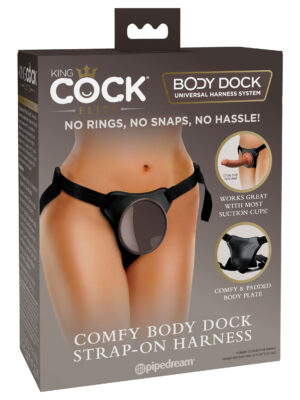 king cock elite comfy body dock strap on harness